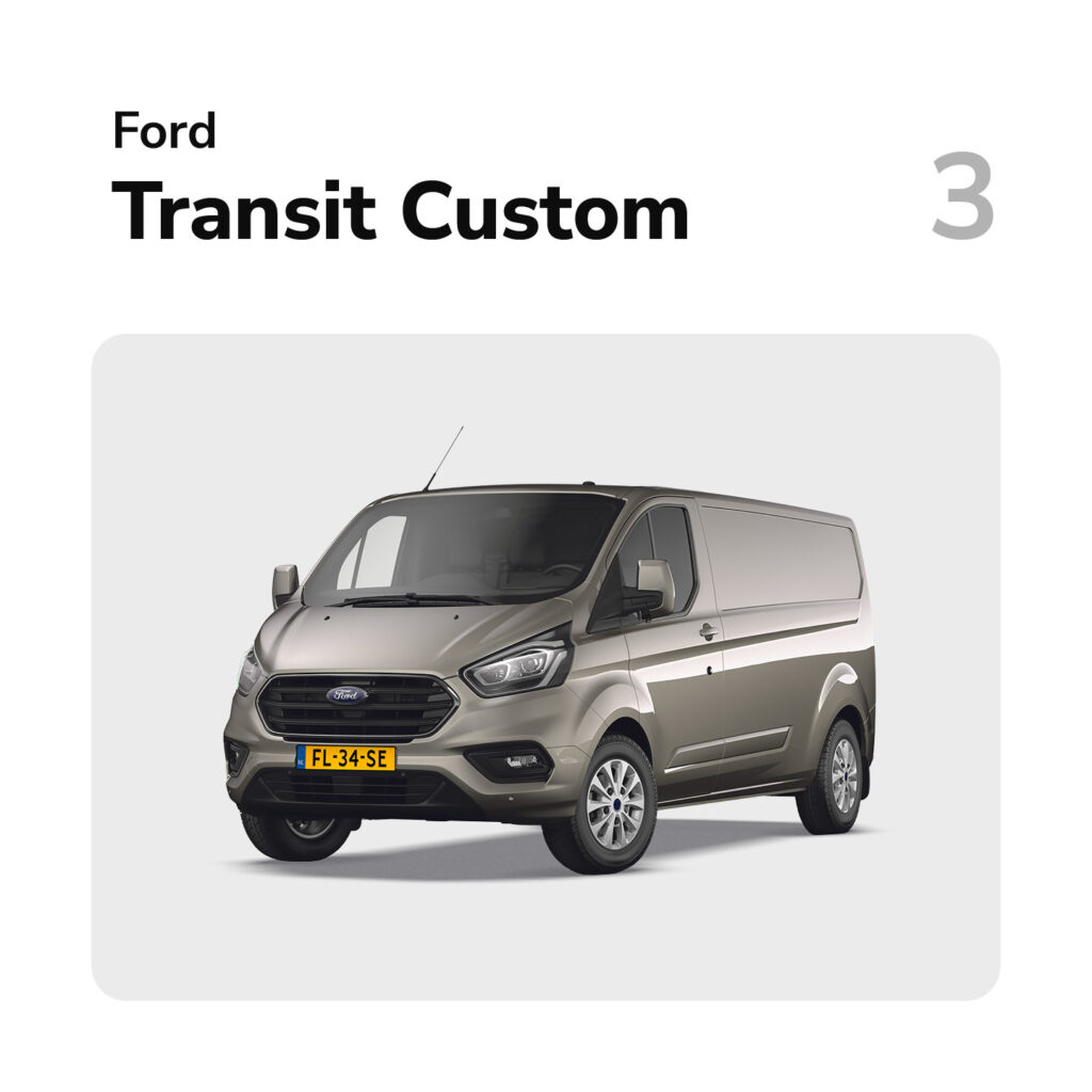Top 20 Auto's van 2021 Ford Transit Custom| Financial Lease Partner