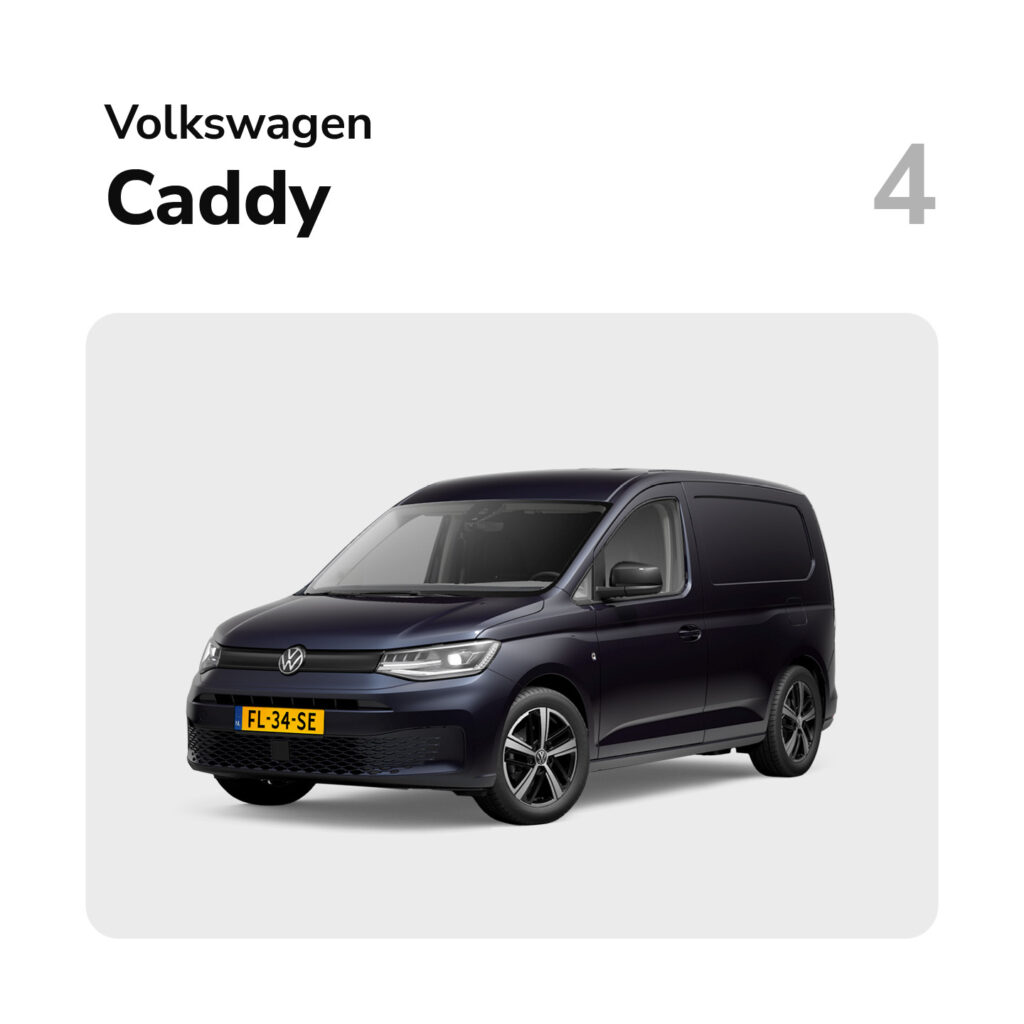 Top 20 Auto's van 2021 Volkswagen Caddy | Financial Lease Partner