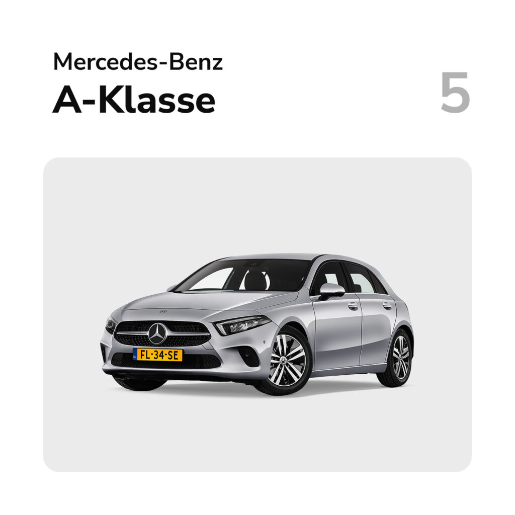 Top 20 Auto's van 2021 Mercedes A-Klasse | Financial Lease Partner